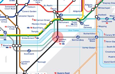 London Bridge station map - London Underground Tube