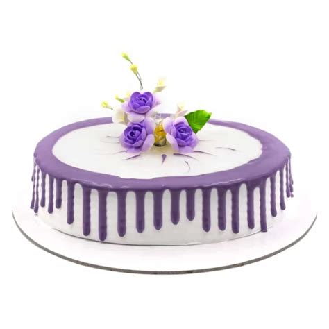 Purple Drip Cake - Surprise Flowers Dubai