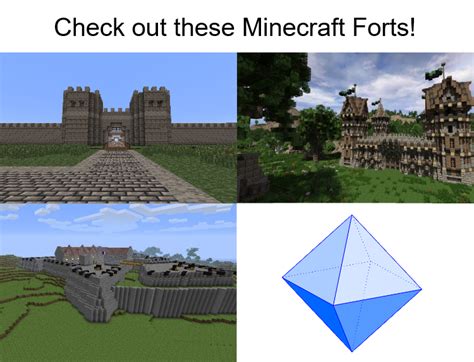 top 10 minecraft forts : r/okbuddyramiel