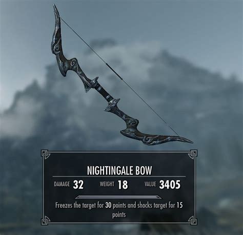 Nightingale Bow, Skyrim