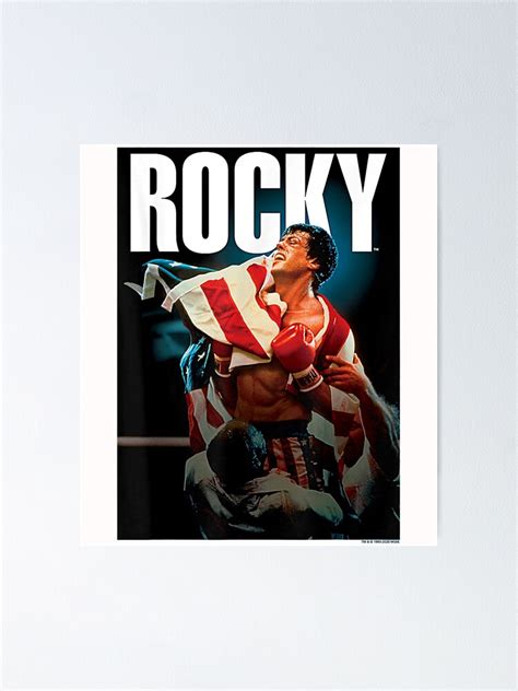 "Rocky IV American Flag Portrait" Poster for Sale by Jauenieu83 | Redbubble