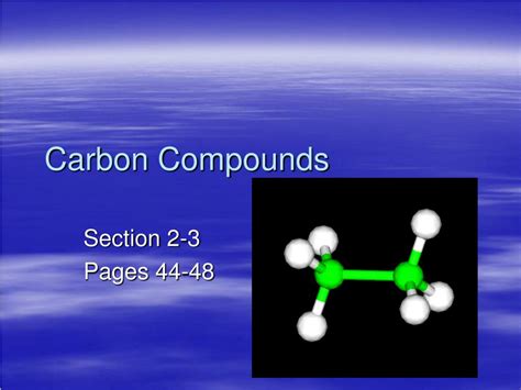 PPT - Carbon Compounds PowerPoint Presentation, free download - ID:5444669