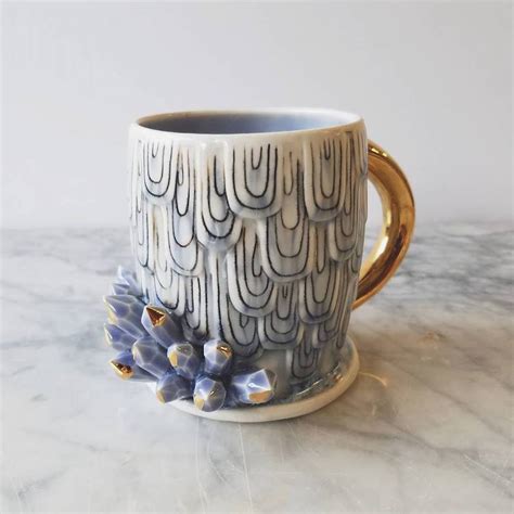 Custom Ceramic Coffee Mugs Doubles as Sculptural Works of Art