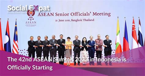 The 42nd ASEAN Summit 2023 in Indonesia is Officially Starting | Social ...