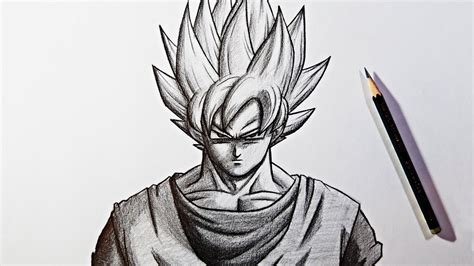 Goku Drawings In Pencil