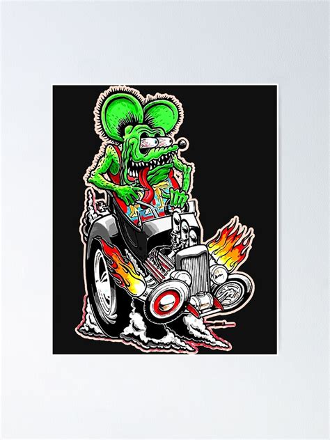 "Official rat fink original merchandise" Poster for Sale by Clifton137 | Redbubble