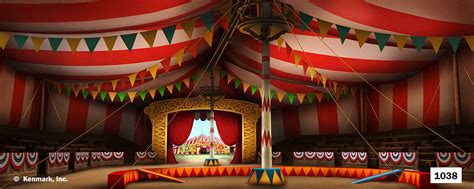 Inside Circus Tent Background