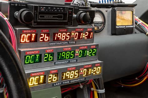 Back To The Future Delorean Interior