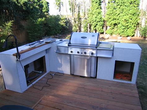 outdoor cooking: bbq island made simple step 2: installing cement boards