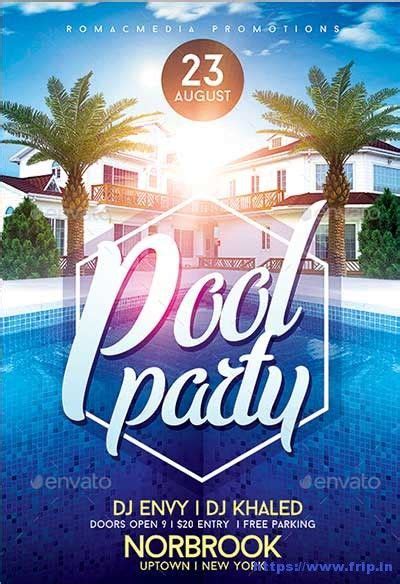 Spaventoso miscela concorrenza pool party flyer template free Claire ...