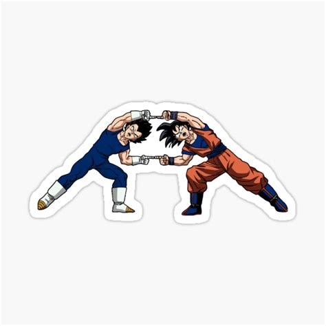 "Goku Vegeta Fusion" Sticker for Sale by MalteseArtist | Redbubble