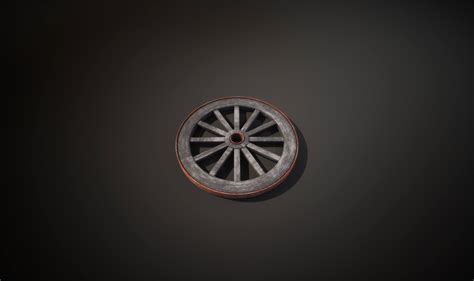 Cart Wheel A - Free 3D Model by chhatrashal