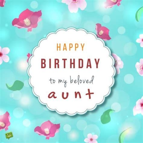 Happy Birthday, Aunt! | The Best Wishes for your Auntie