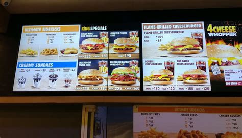 Burger King Menu Philippines (2020) — Philippine Menus