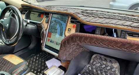 Crocodile Dundee Would Be Proud Of This Tesla Model S Custom Interior | Carscoops