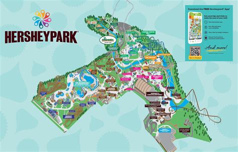 Theme Park Brochures Hershey Park Map 2022 - Theme Park Brochures