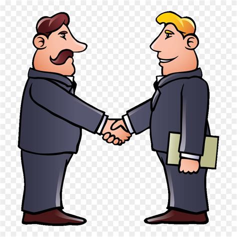 Home - 2 People Shaking Hands Cartoon Clipart (#773598) - PinClipart