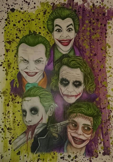 The Evolution of the Joker Finished by PennyWise3368 on DeviantArt