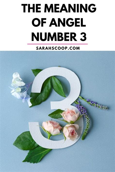 The Meaning of Angel Number 3 | Sarah Scoop