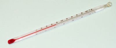 788-82 Lab Thermometer 6 Inch Red Alcohol -10 to 60 C