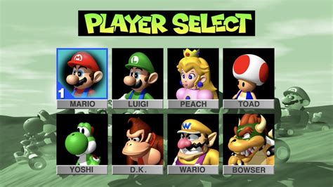 Mario Kart 64 Characters