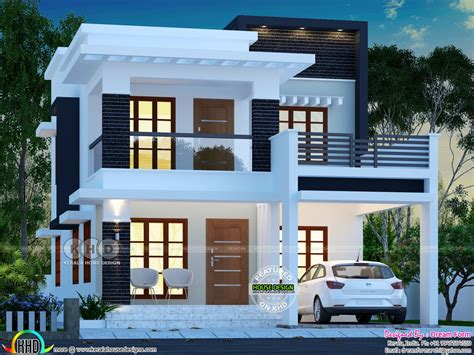 ₹25 lakhs cost estimated double storied home | 2 storey house design ...