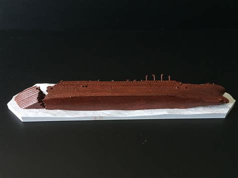 HMHS Britannic Wreck Model Underwater Model Britannic Wreck - Etsy Ireland