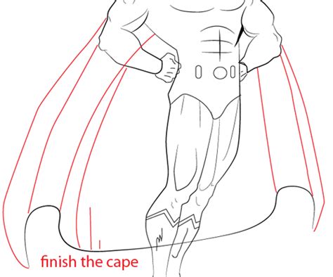 How to Draw Superman with Easy Step by Step Drawing Tutorial – Page 3 – How to Draw Step by Step ...