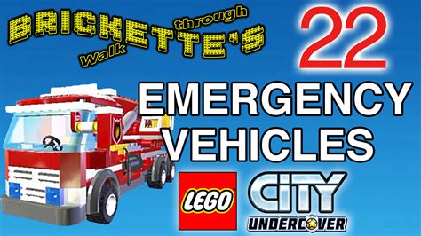 ALL 22 Emergency Vehicles in LEGO City: Undercover - Brickette Games