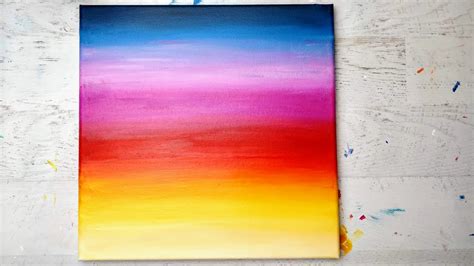 Colorful Sunset Painting