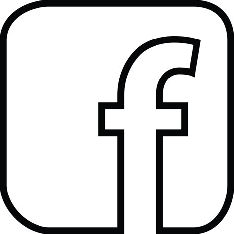 Black Facebook Logo - LogoDix