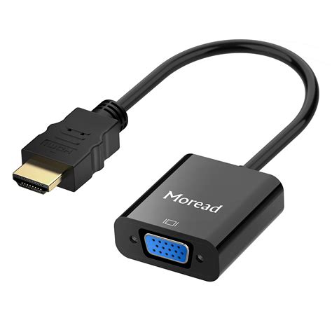 Buy HDMI to VGA, Gold-Plated HDMI to VGA Adapter (Male to Female) for Computer, Desktop, Laptop ...