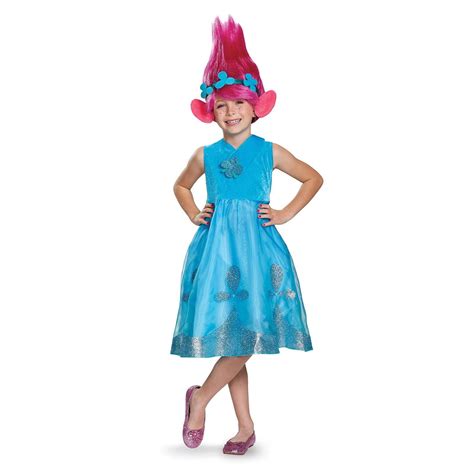 Trolls Poppy Deluxe Child Halloween Costume w/Wig - Walmart.com