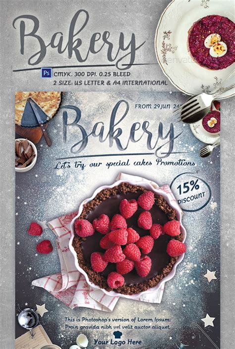 FREE 33+Bakery Flyer Templates in PSD | AI | Ms Word