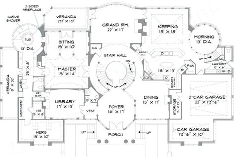 √ Mansion Blueprints For A House - Alumn Photograph