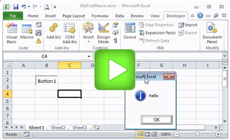 Excel macro button not working - hoplasopa