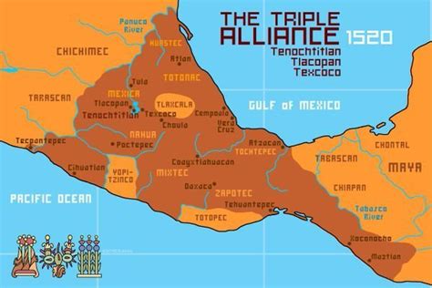 Aztec Trade Routes Map