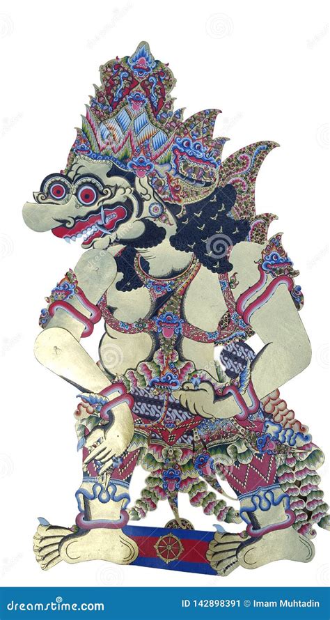 Puppet Or Wayang Kulit, One Of The Traditional Art Of Java, Indonesia ...