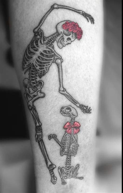 21+ Playful Dancing Skeleton Tattoo Ideas - Tattoo Glee