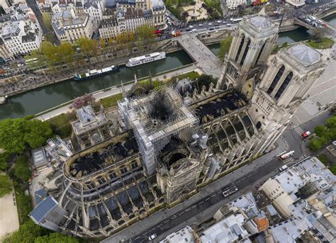 Aerial photos of fire damaged Notre Dame Cathedral | The Spokesman-Review