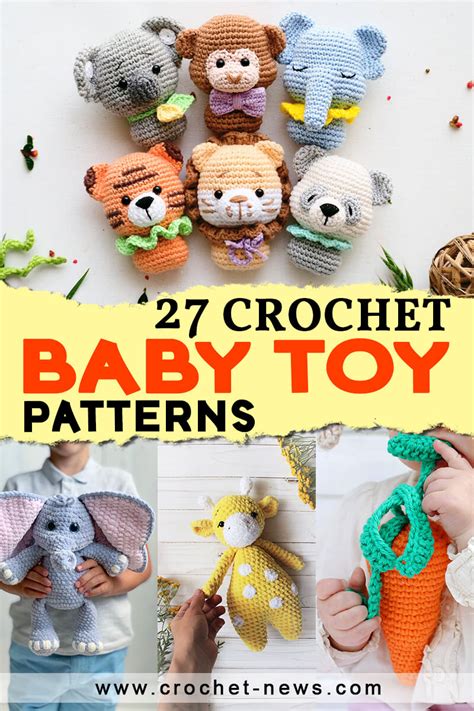 26 Crochet Baby Toys Patterns - Crochet News