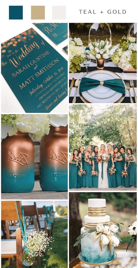 Top 10 Dark Teal Fall Wedding Color Ideas for 2024