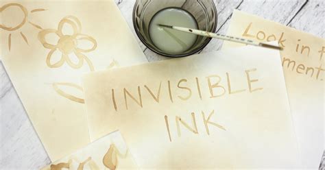 How to Send Secret Messages with Invisible Ink | This West Coast Mommy