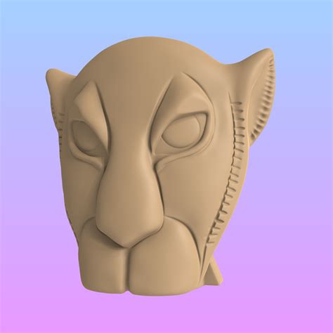 3D file Nala - Lion King Musical - Mask・3D printer model to download・Cults