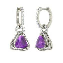 Platinum Earrings For Women | Diamondere