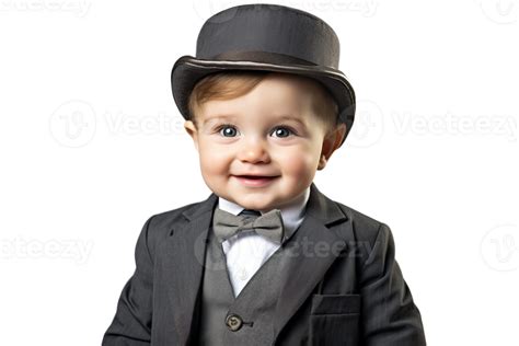 AI generated Baby Boy in a Little Gentleman's Suit on Transparent Background. AI 36499146 PNG