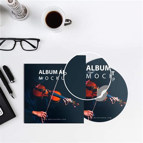 Free Album Art Mockup PSD Template 2 in 2021 | Psd templates, Mockup psd, Album art