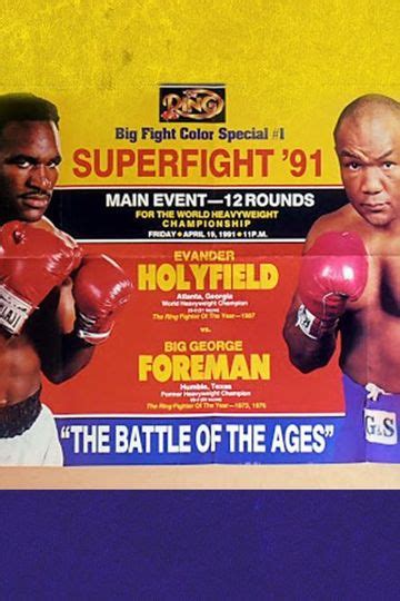 Top Rank Classics: Evander Holyfield vs George Foreman April 19th, 1991 - Official Replay ...