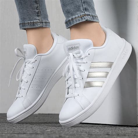 Adidas official website flagship women's shoes summer new authentic sports shoes low-cut casual ...