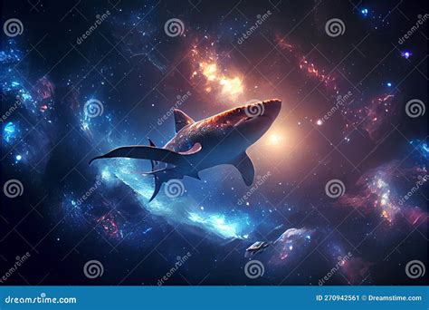 Giant Shark Attacks People In The Sea. Generate Ai. Royalty-Free Stock Image | CartoonDealer.com ...